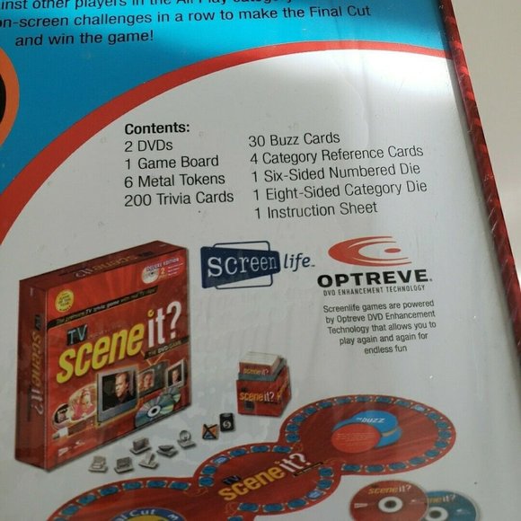 Scene it The DVD Game Deluxe Edition Trivia Game Tin Box 2005 NEW - Picture 8 of 8